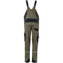 PLANAM NORIT Damen Latzhose Oliv/Schwarz 38