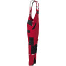 PLANAM NORIT Damen Latzhose Rot/Schwarz