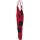 PLANAM NORIT Damen Latzhose Rot/Schwarz