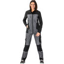 PLANAM NORIT Damen Hybridjacke Schiefer/Schwarz 38