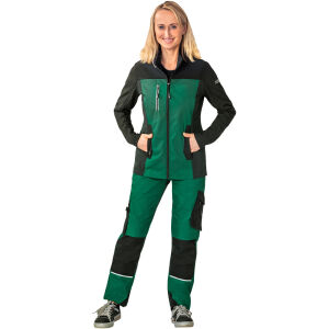 PLANAM NORIT Damen Hybridjacke Grün/Schwarz 42