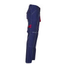 PLANAM BASALT Bundhose Marine/Rot