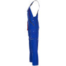 PLANAM BASALT Latzhose Kornblau/Rot