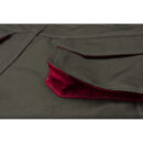 PLANAM BASALT Shorts Anthrazit/Rot