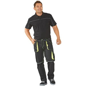 PLANAM BASALT NEON Bundhose Anthrazit/Gelb 62