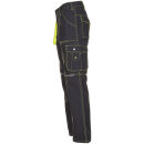 PLANAM BASALT NEON Bundhose Anthrazit/Gelb 62