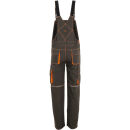 PLANAM BASALT NEON Latzhose Oliv/Orange Gr. 50