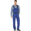 PLANAM HIGHLINE Herren Latzhose Kornblau/Marine Gr. 106
