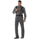 PLANAM HIGHLINE Herren Latzhose Schiefer/Schwarz Gr. 50