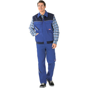 PLANAM HIGHLINE Herren Weste Kornblau/Marine 3XL