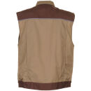 PLANAM HIGHLINE Herren Weste Khaki/Braun