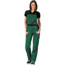 PLANAM HIGHLINE Damen Latzhose Grün/Schwarz 46
