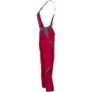 PLANAM HIGHLINE Damen Latzhose Rot/Schiefer Gr. 40