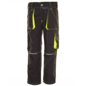 PLANAM JUNIOR Kinderbundhose Anthrazit/Gelb Gr. 170/176
