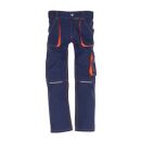 PLANAM JUNIOR Kinderbundhose Marine/Orange Gr. 110/116