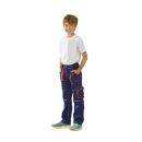 PLANAM JUNIOR Kinderbundhose Marine/Orange Gr. 110/116