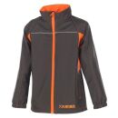 PLANAM JUNIOR Kindersoftshelljacke Oliv/Orange Gr. 170/176