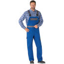 PLANAM MAJOR PROTECT Latzhose 1-lagig Kornblau/Grau 48