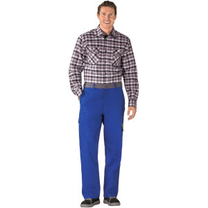 PLANAM MAJOR PROTECT Bundhose 1-lagig Kornblau/Grau 52