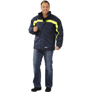 PLANAM OUTDOOR Cosmic Jacke Marine/Gelb Gr. XL